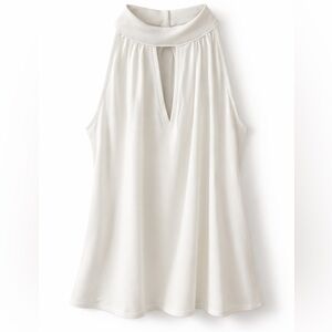 The Limited White Sleeveless Blouse